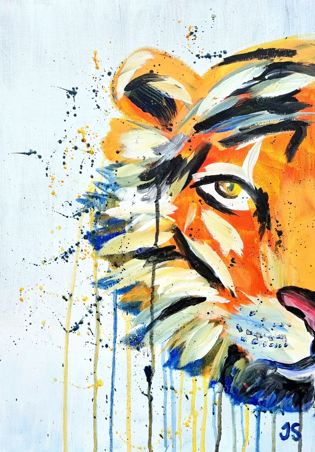 Tiger painting