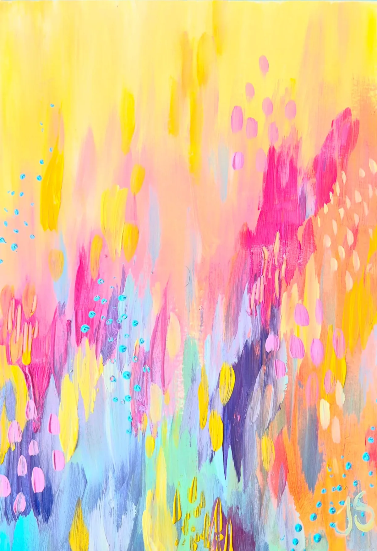Joyful Abstract painting