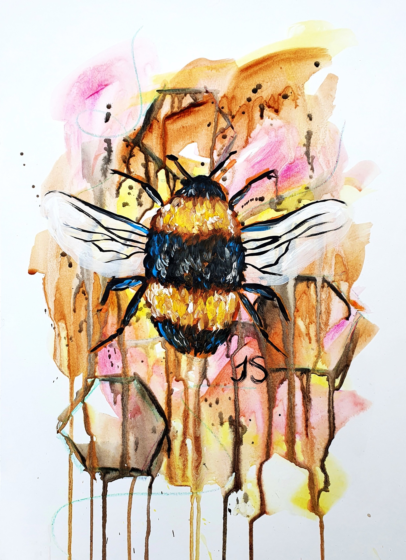 Bumble Bee painting