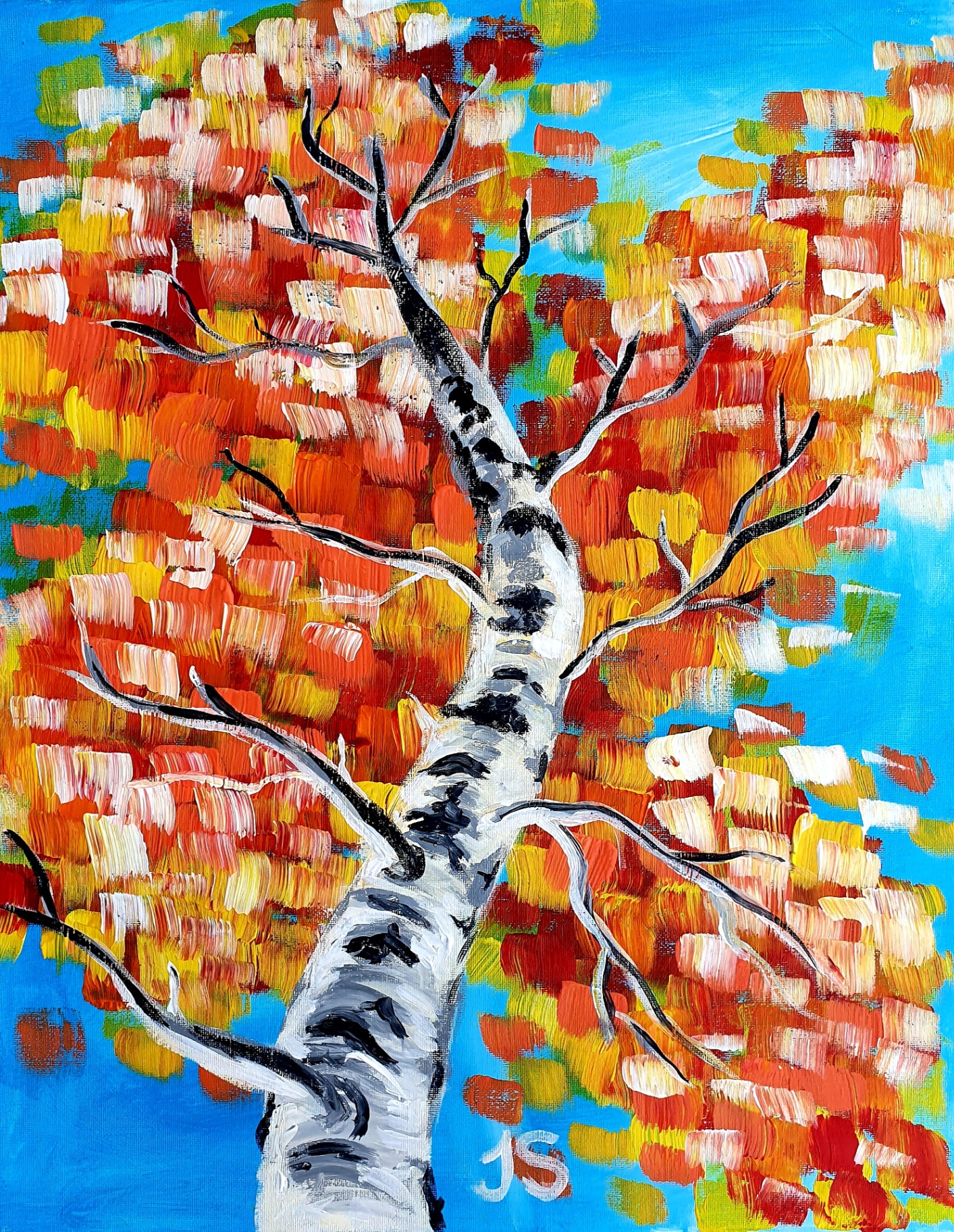 Autumn Tree painting