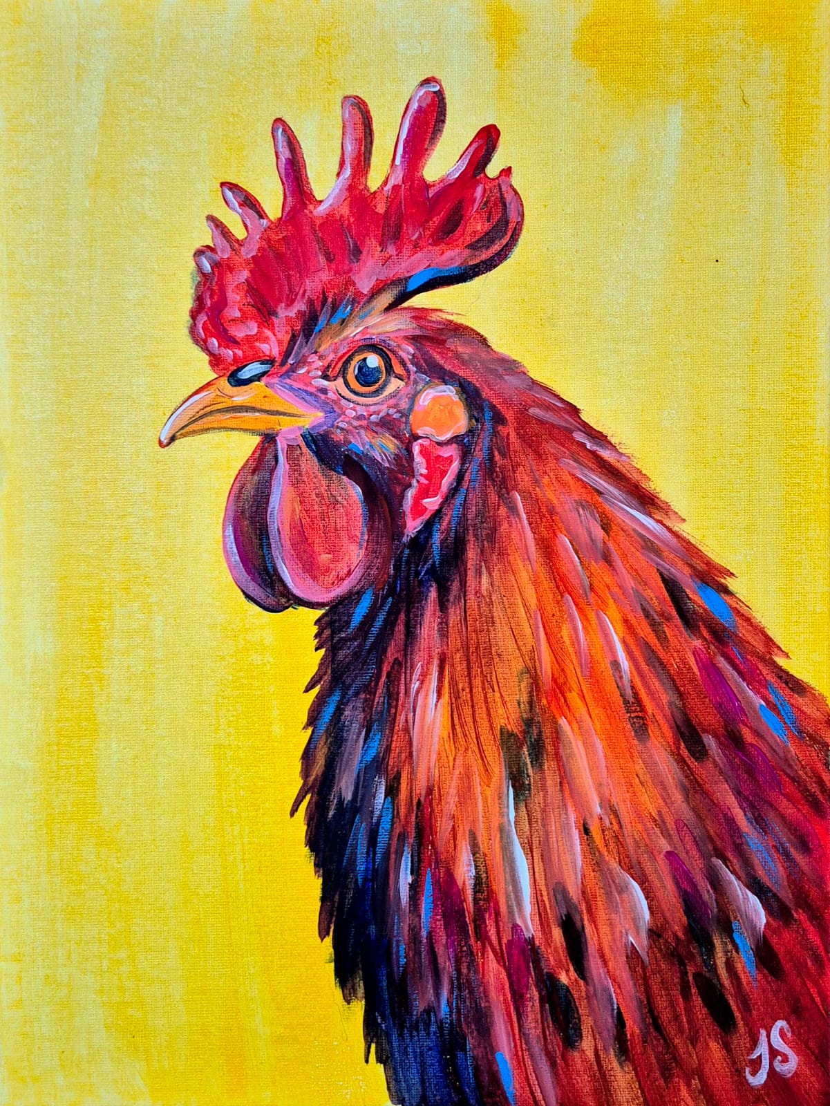 Rooster painting