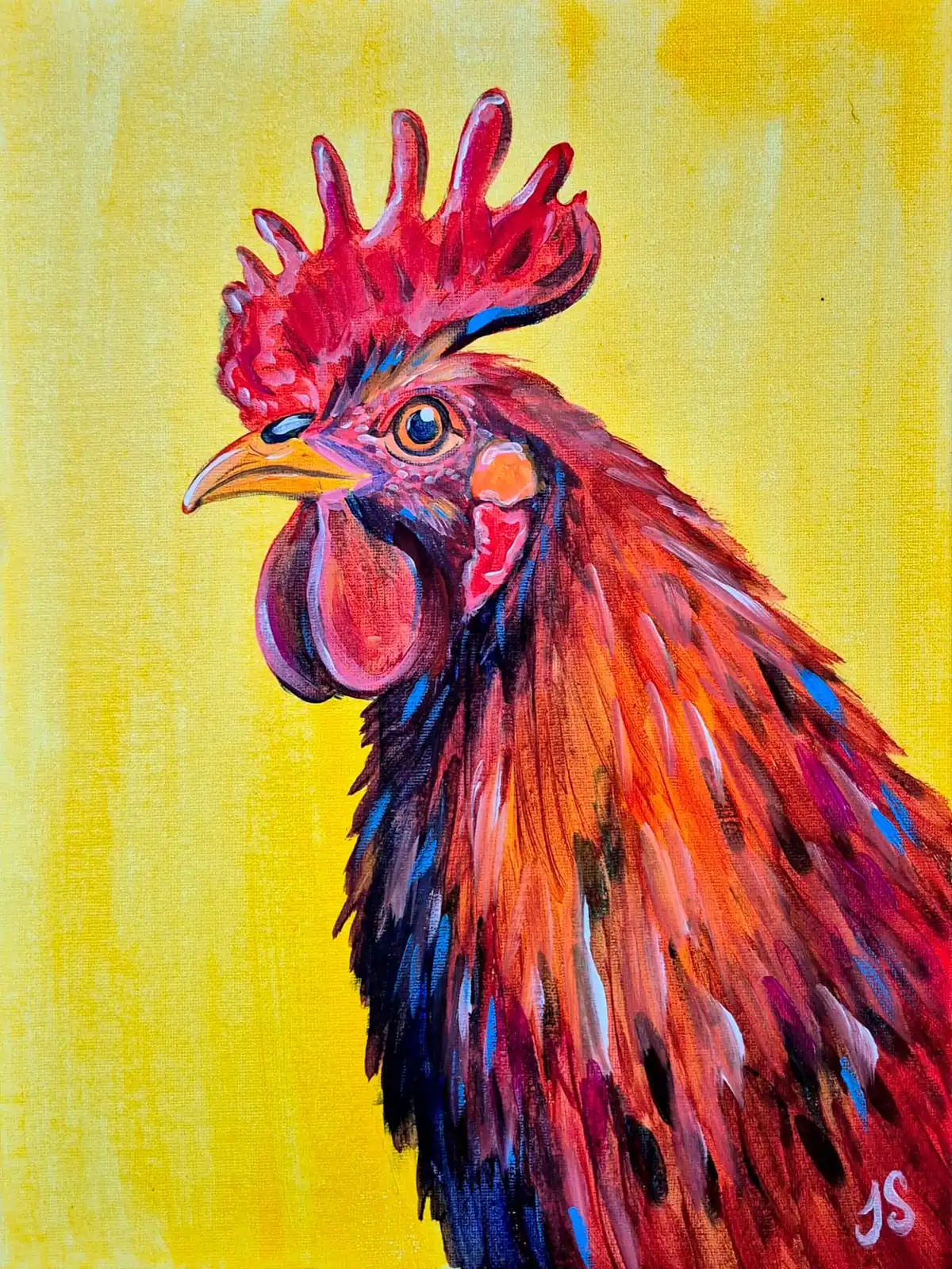Rooster painting