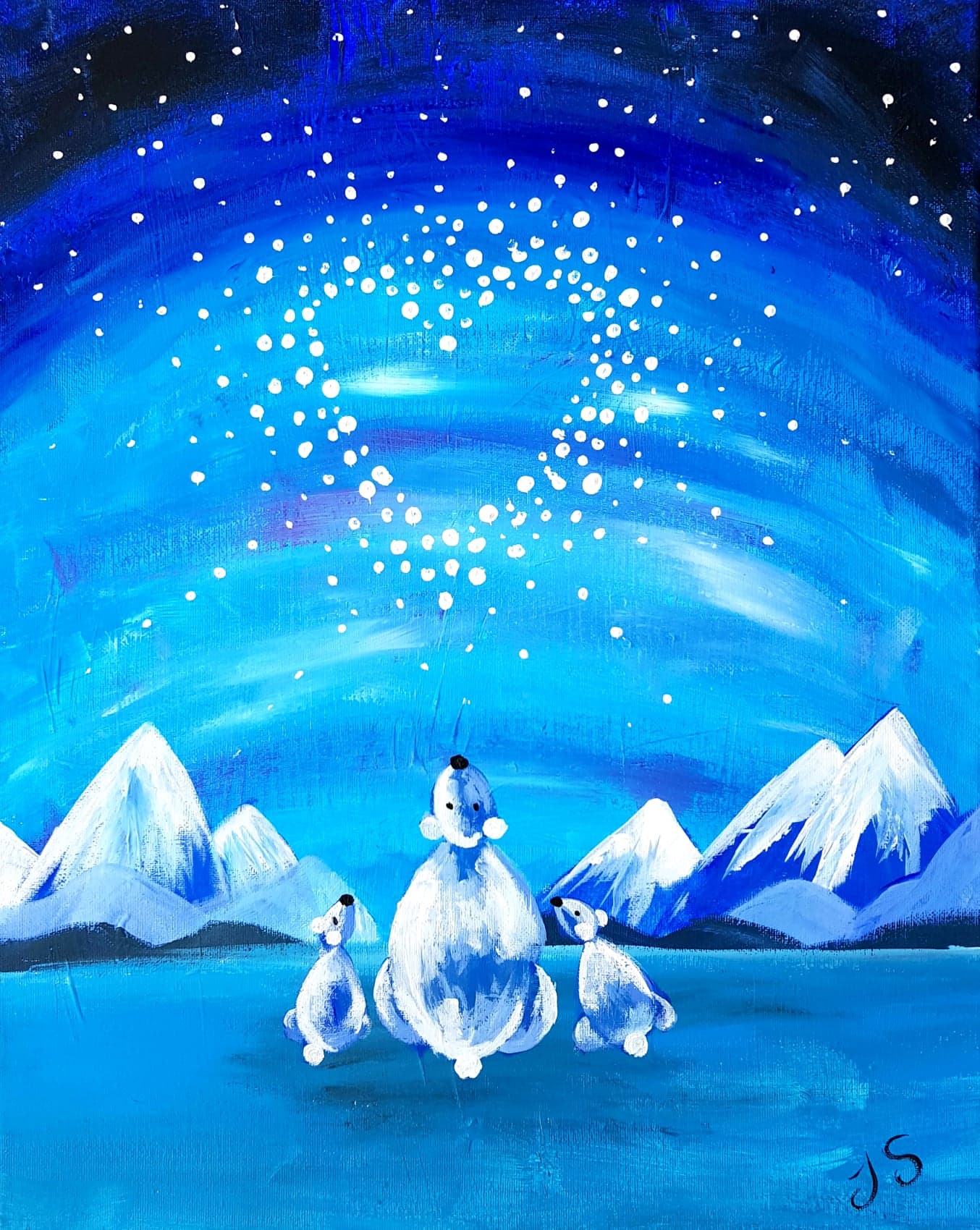 Polar Love painting