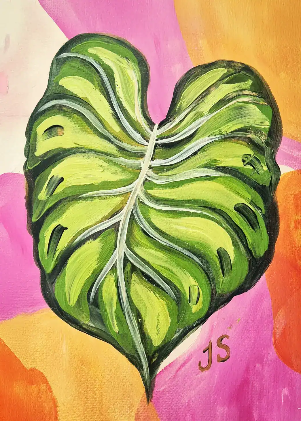 Leafy painting