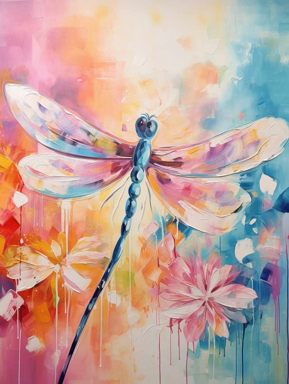 Dragonfly painting