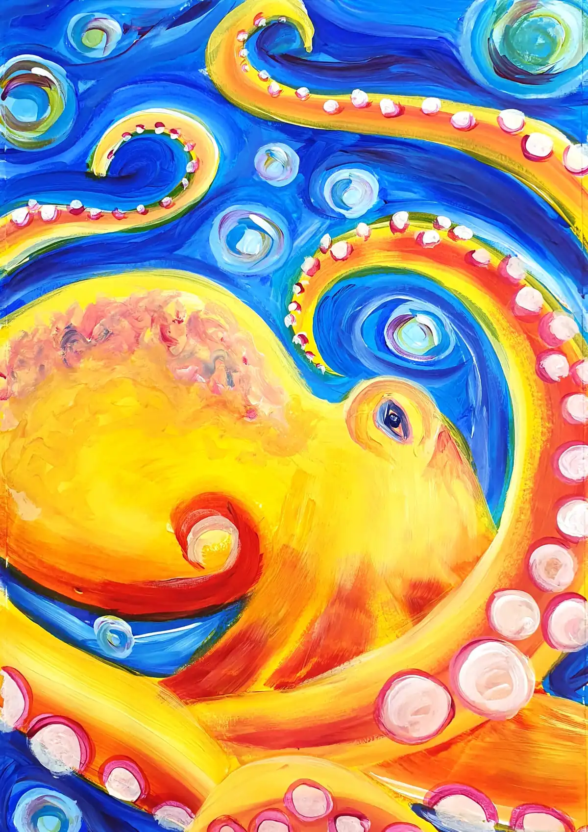 Octopus painting