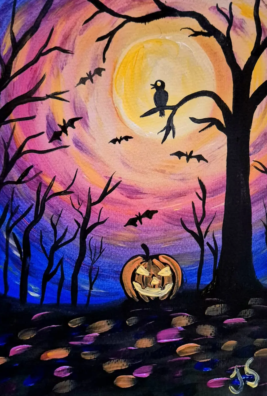 Halloween Night painting