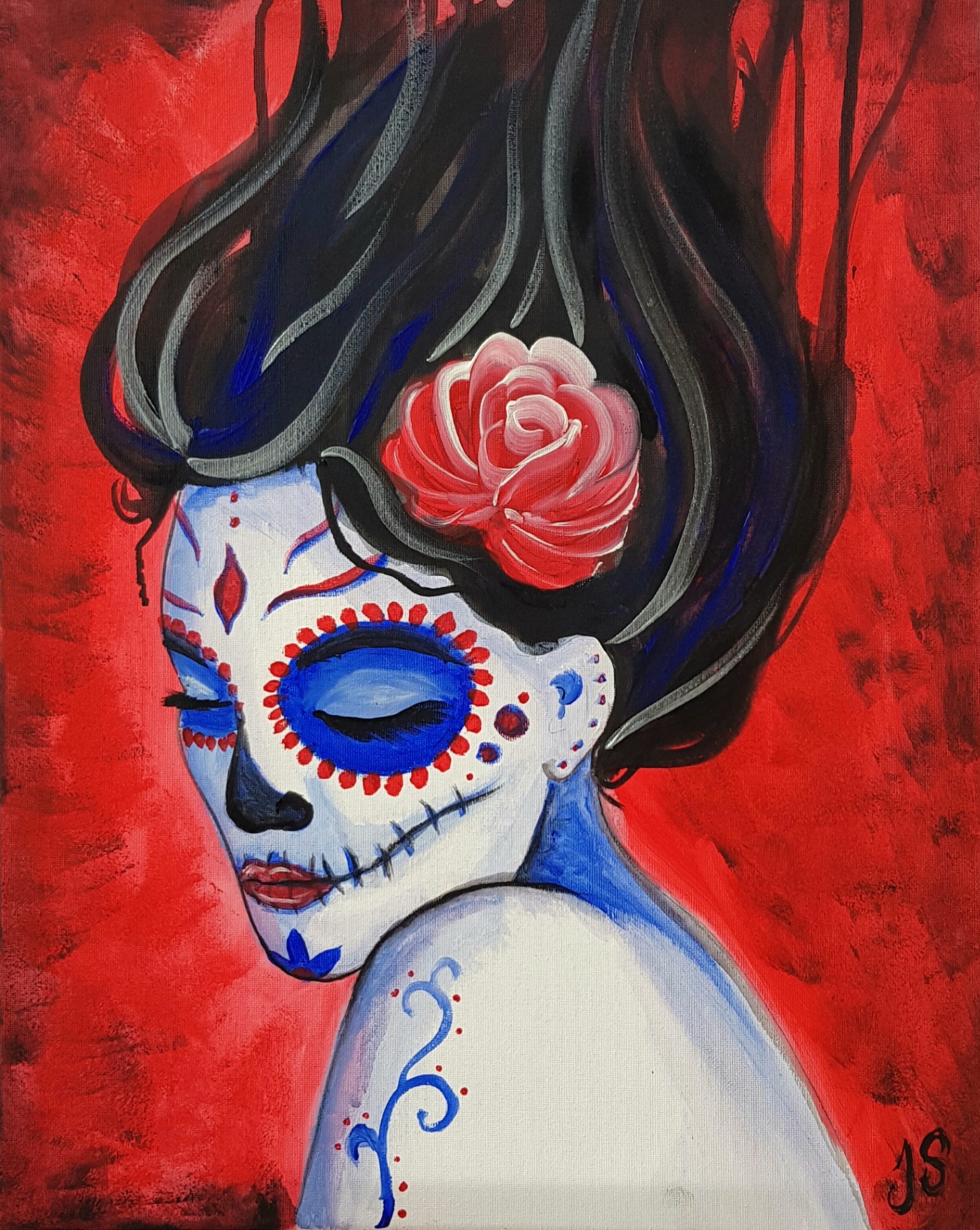 Dame of the Dead painting