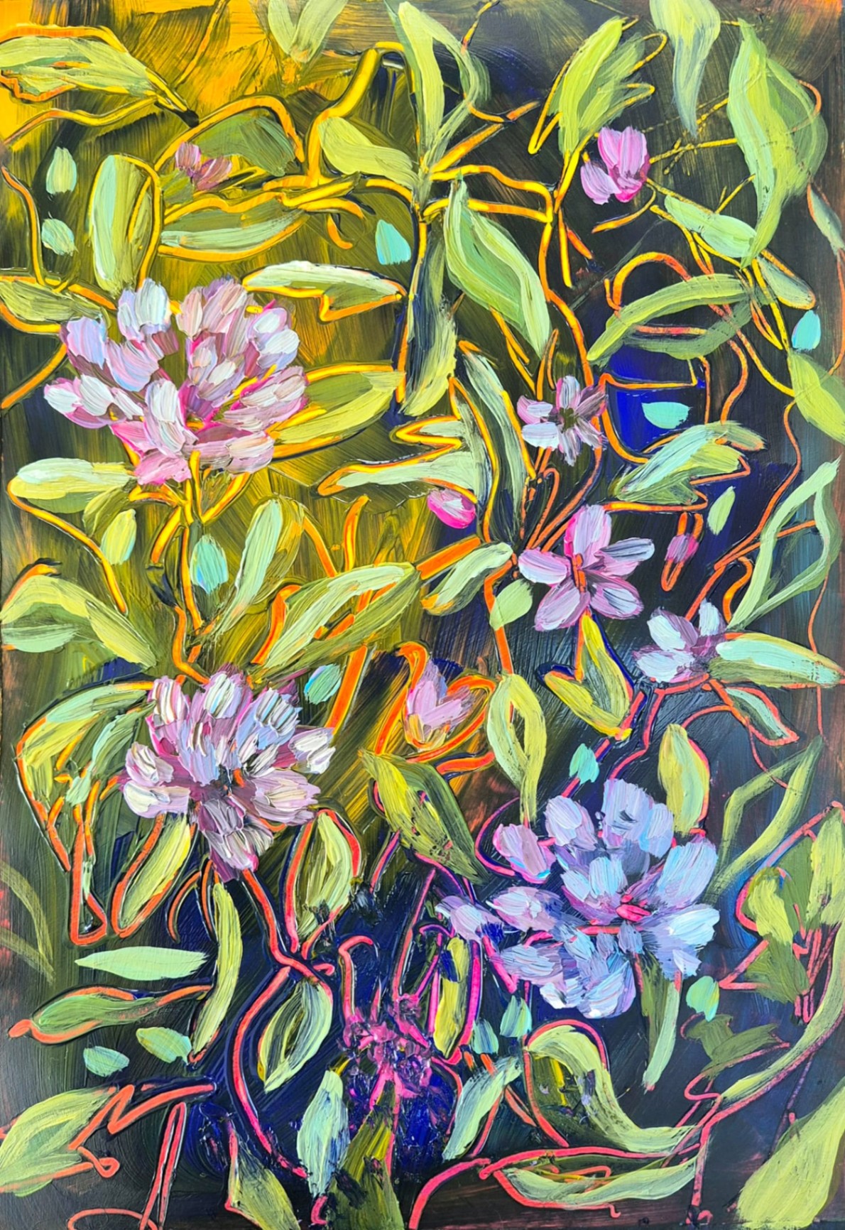 Mindful Floral painting