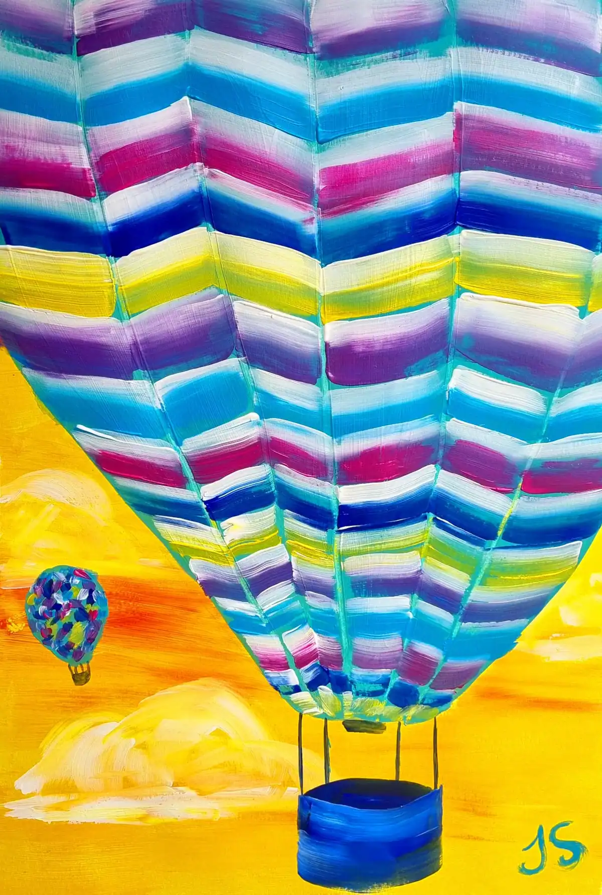 Hot Air Balloon painting