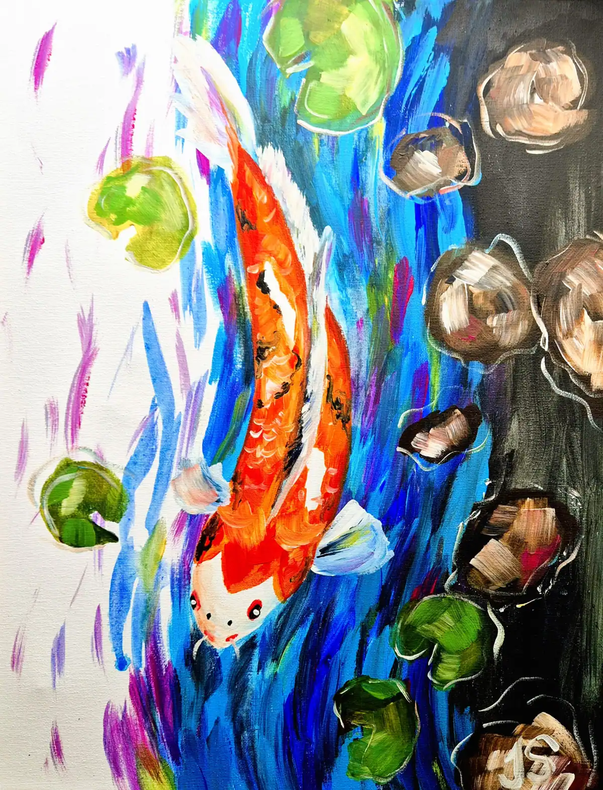 Koi Fish painting