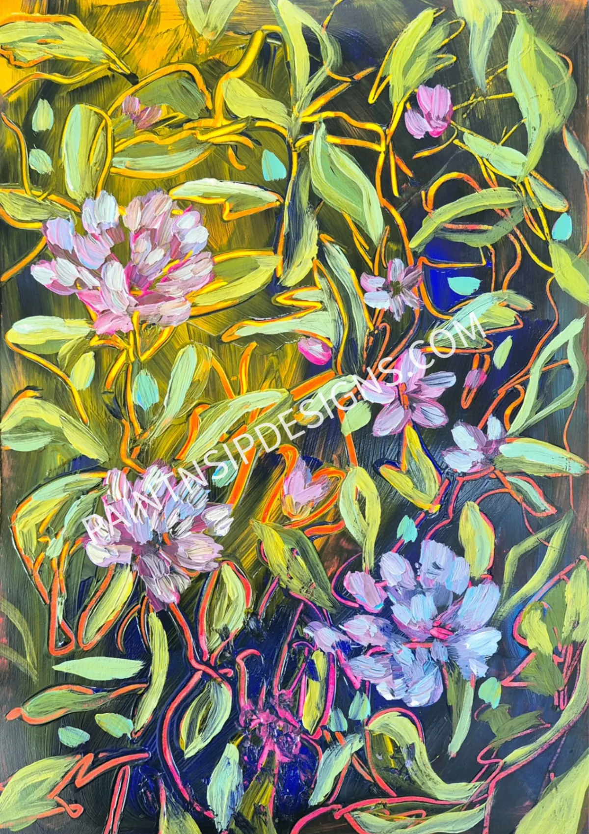 Mindful Floral painting